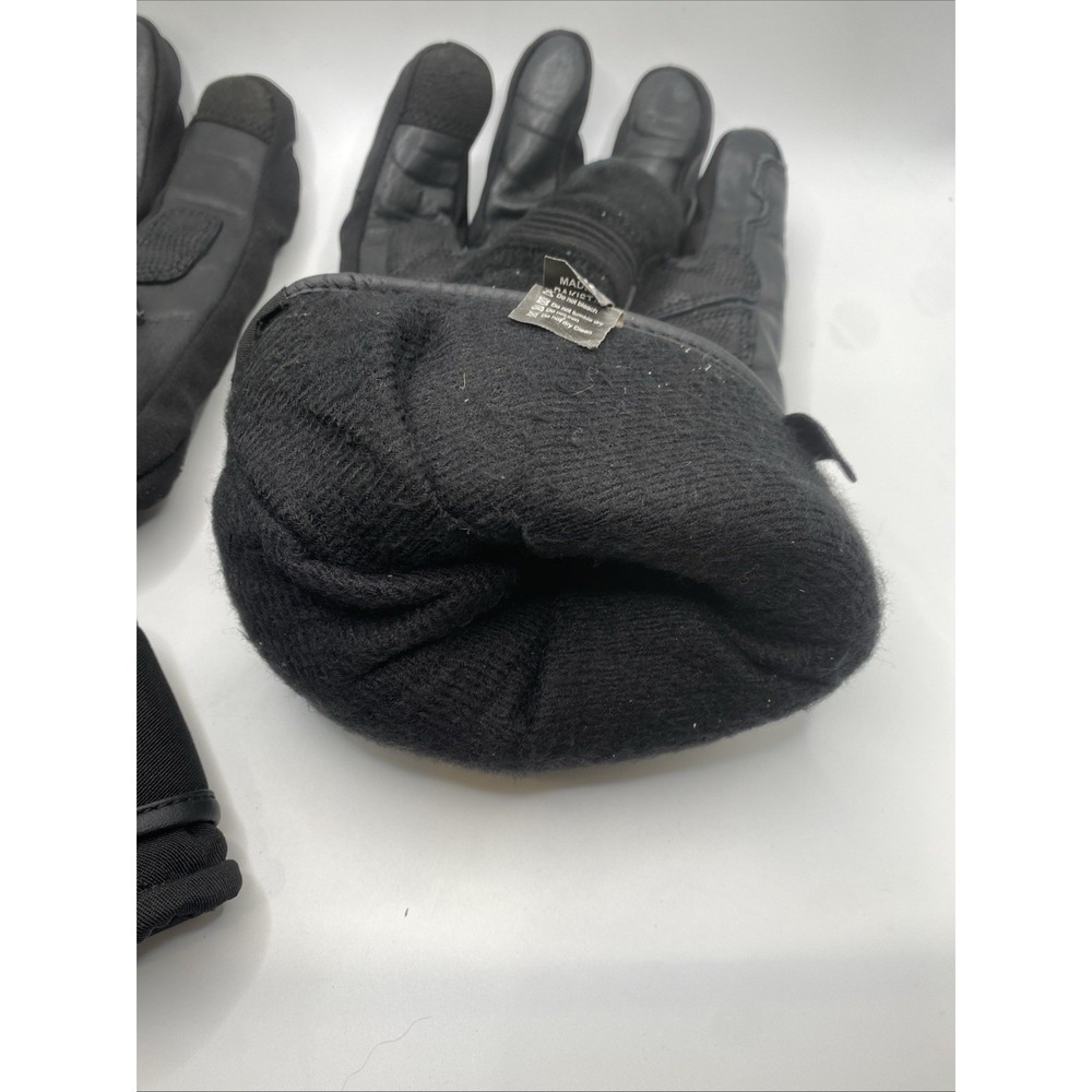 BILT Men's 5XL Motorcycle Riding Gloves Black Leather Waterproof Gauntlet - Picture 15 of 16